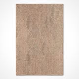 Asma Kahverengi Geometrik Modern Geometrik Etnik Desenli Boho Makinada Yıkanabilir Hav Toz Vermez Leke Tutmaz Kaymaz Taban Dijital Makine Baskı Halı Oturma Odası Salon Yolluk Koridor Mutfak Halısı
