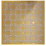 ASMA TAVAN UYUMLU LED DÖŞENEBİLİR MODERNA 60X60 CM TAVAN PANELİ- ALTIN RENK