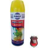 Asmaco Akrilik Sprey Boya 400 ml - Metal, Ahşap, Plastik, Seramik, Cam, Oto Yüzeylere Uygun Renkler - 1023 Trafik Sarı