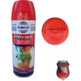 Asmaco Akrilik Sprey Boya 400 ml - Metal, Ahşap, Plastik, Seramik, Cam, Oto Yüzeylere Uygun Renkler - 3020 Trafik Kırmızı