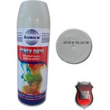 Asmaco Akrilik Sprey Boya 400 ml - Metal, Ahşap, Plastik, Seramik, Cam, Oto Yüzeylere Uygun Renkler - 7035 Açık Gri