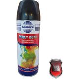 Asmaco Akrilik Sprey Boya 400 ml - Metal, Ahşap, Plastik, Seramik, Cam, Oto Yüzeylere Uygun Renkler - Parlak Siyah