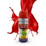 Asmaco Çok Amaçlı Solvent Bazlı Akrilik 400 ML Sprey Boya Alüminyum, Ahşap, Plastik, Demir, Metal (TRAFİK KIRMIZI (RAL 3020))