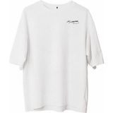 Asmedo Erkek Kısa Kol Tişört Bisiklet Yaka Atatürk Baskılı T-Shirt - Beyaz - XL