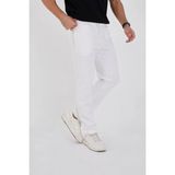 Asmedo Erkek Üç Iplik Basic Eşofman Pantolon - Beyaz - 2XL