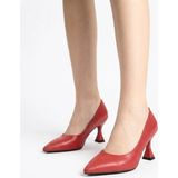 Asmi Shoes Kadın Flora Kırmızı 6 cm Ince Topuklu Stiletto