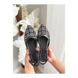 asmi shoes Kadın Tena Arkası Açık Sivri Burun Günlük Babet SİYAH1
