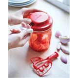Asmin Elite Tupperware Çamaşır Sepeti 50 lt Kanvas Malzeme ile Tekerlekli Sabit Kapaklı Geometrik Tasarım
