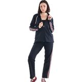 ASN Concept Kadın Şeritli Lacivert Eşofman Ceketi - 52