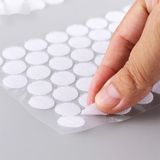 Aso 3000 adet Cırt Bant Yuvarlak Arkası Yapışkanlı 1,5 cm çap (Beyaz)