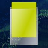 Aso A7 Arkası Yapışkanlı Plastik Kartvizitlik Etiketlik, Etiket Cebi, Raf ve Koli Talimat Cebi (8.2X11.3 Cm) 100 Adet
