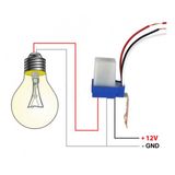 Aso-As-10 Fotosel Modul Dc 12V Sokak Bahce Park Lambasi Aydinlatma Isik Kontollu Role Otomatik