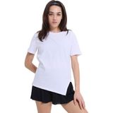 Aso Kadın Beyaz Günlük Stil T-Shirt 25YK014-BYZ - M