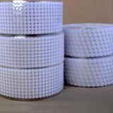 Aso Medya 2000 Adet 2 cm Beyaz Yuvarlak Kesim (Para Para), Cırt Bant, Arkası Yapışkanlı (Dişi-Erkek Takım)