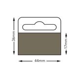 Aso Plastik Yapışkanlı Ürün Askı Etiketi 3,6x4,4 cm Rulo (1000 Adet - TA250GR) HT352