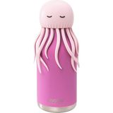 Asobu Jellyfish Bestie 460 ml Paslanmaz Çelik Suluk – Çocuk & Genç, Vakum Yalıtımlı, Pipetli - Pembe