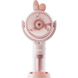 Asonic AFN26 Pembe 500MAH 2 Kademe (Püskürtme Fonksiyon) Nemlendirici Sprey USB Fan Şarjlı