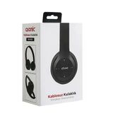 Asonic Wireless Kulak Üstü Kablosuz Kulaklık , As-K02 Extra Bass 5.0 Bluetooth Kulaklık, Siyah