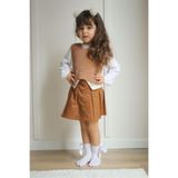 Asortik Kids Kız Çocuk Siyah Fırfırlı Bluz Puantiyeli Pantolon Takım –J362-JLB-045