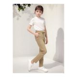 Asortix Kız Çocuk Gabardin Beli Lastikli Standart Paça Rahat Okul Pantolonu