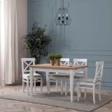 Asos Çizilmez Açılır Masa Takımı, 110X70