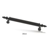 Asos Siyah Lüks Mobilya Dolap Çekmece Kulp 192mm