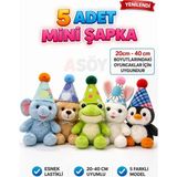 Asöy Oyuncak Için Minik Şapka Parti Süpriz Oyuncak Için Minik Şapka 5 Adet Lastikli - Renkli