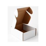 Aspak 9,5x8,5x6,5 Cm-mini E-ticaret Kargo Kutusu-Beyaz Kutu- 0,1 Desi -kraft-25 Adet