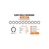 ASPAR Kapı Kolu Segmanı 10 Adet