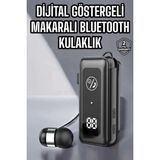 Aspata Store Kablolu Makaralı Bluetooth Kulaklık Uzun Pil Ömrü Dijital Göstergeli
