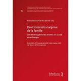 Aspects de droit international privé des partenariats enregistrés en Europe: Actes de la XVIe Journée de droit international privé du 5 mars 2004 à ... of the Swiss Institute of Comparative Law)