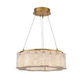 Aspen Kristal Camlı Yuvarlak Avize - 60 cm