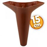 Aspen Lüks Mobilya Kanepe Koltuk Tv Ünitesi Baza Yükseltici Ayağı Ayakları 15 Cm Ahşap Desenli Ayak