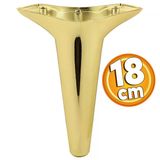 Aspen Lüks Mobilya Kanepe Koltuk Tv Ünitesi Konsol Yükseltici Ayağı Ayakları 18 Cm Gold Altın Ayak