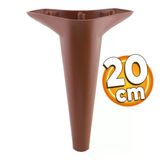 Aspen Lüks Mobilya Kanepe Koltuk Tv Ünitesi Konsol Yükseltici Ayağı Ayakları 20 Cm Kahverengi Ayak