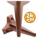 Aspen Lüks Mobilya Kanepe Koltuk Tv Ünitesi Konsol Yükseltici Ayağı Ayakları 24 Cm Ahşap Desenli