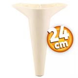 Aspen Lüks Mobilya Kanepe Koltuk Tv Ünitesi Konsol Yükseltici Ayağı Ayakları 24 Cm Krem Ayak
