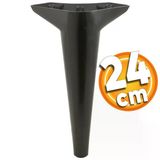 Aspen Lüks Mobilya Kanepe Koltuk Tv Ünitesi Konsol Yükseltici Ayağı Ayakları 24 Cm Siyah Ayak