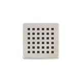 Aspera 2 Adet Paslanmaz Çelik Kare Delikli Banyo Yer Süzgeç Izgarası Üst Kapak 9.5X9.5 Cm