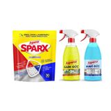 Asperox 3'lü Set-(Bulaşık Makinesi Tableti 30 Kapsül +Mavi Güç 1000 ml + Sarı Güç 1000 Ml)