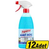 Asperox Mavi Güç Sprey 1 litre 12 Adet -Koliyle Al Kazan