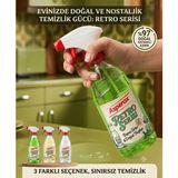 Asperox Retro Serisi Beyaz Sirke & Doğal Yağlar Çok Amaçlı Yüzey Temizleyici Sprey (%97 Doğal)