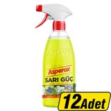 Asperox Sarı Güç Sprey 1 litre x 12 Adet - Koliyle Al Kazan