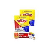 Asperox Sparx Bulaşık Makinesi Kapsülleri - 2 Paket (30'lu x 2) - 60 Yıkama - Üstün Temizlik ve Parlaklık, Kokusuz