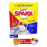 Asperox Sparx Bulaşık Makinesi Kapsülü 60'lı x 2 Paket (120 Yıkama)