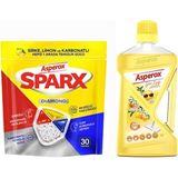 Asperox Sparx Diamond Kapsül 30'lu Bulaşık Deterjanı ve Gün Işığı Yüzey Temizleyici