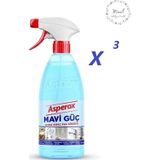 ASPEROX Ultra Mavi Güç Kireç Ve Pas Sökücü 1Lt X3 Adet