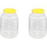Aspet Plastik Pet Kavanoz 5 lt - 2 Adet