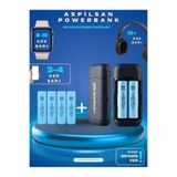 Aspilsan Powerbank + 4 Adet A28 Pil