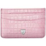 Aspinal Of London %100 Deri Logolu Premium Kartlık - Pembe